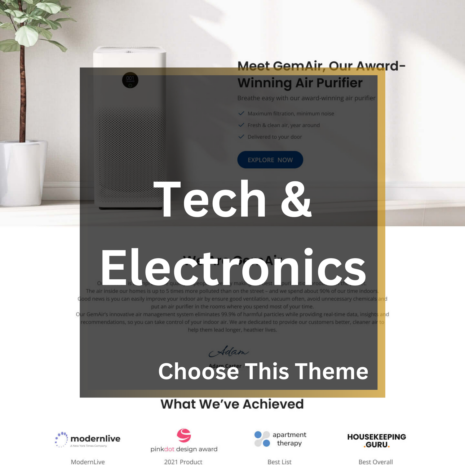 Tech & Electronics Theme